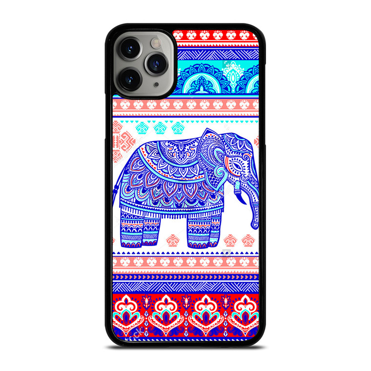 TRIBAL ORNAMENTSTOCK VECTOR ELEPANT iPhone 11 Pro Max Case