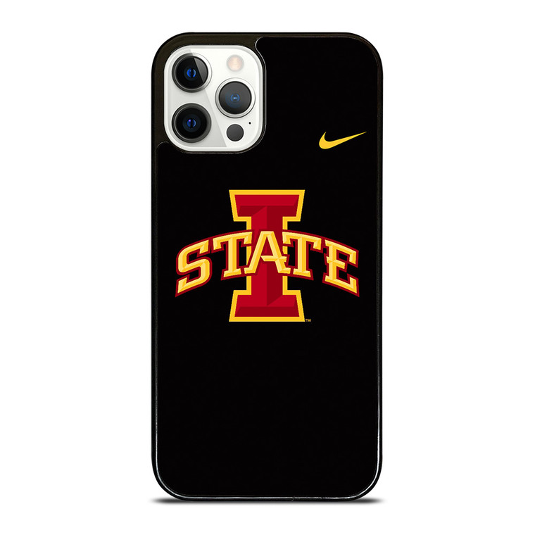 IOWA STATE FOOTBALL BLACK WALLPAPER iPhone 12 Pro Case