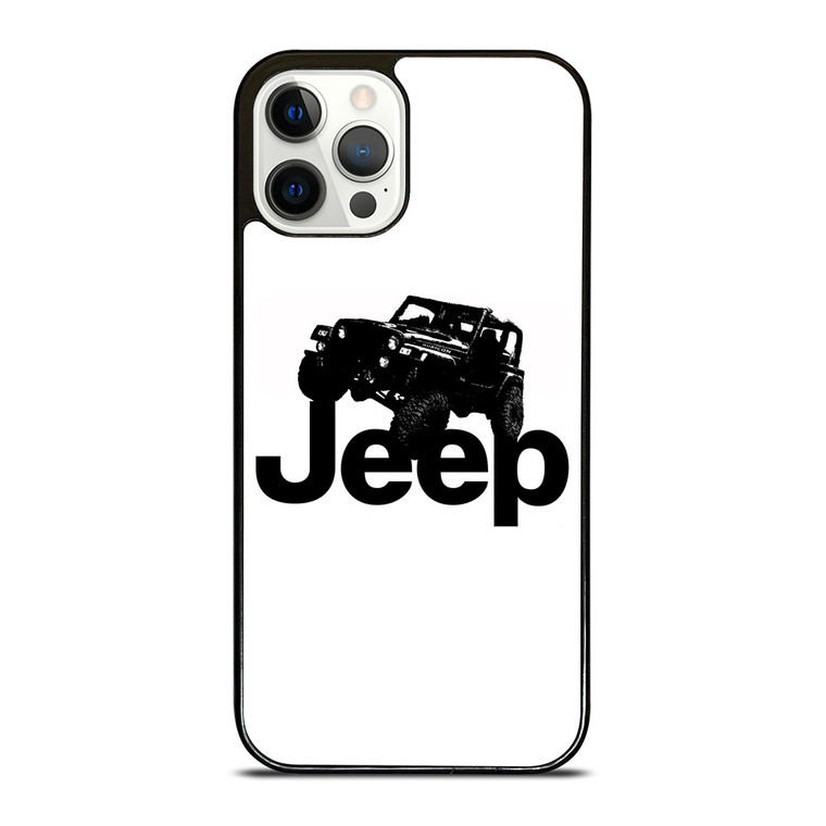 JEEP BLACK LOGO iPhone 12 Pro Case
