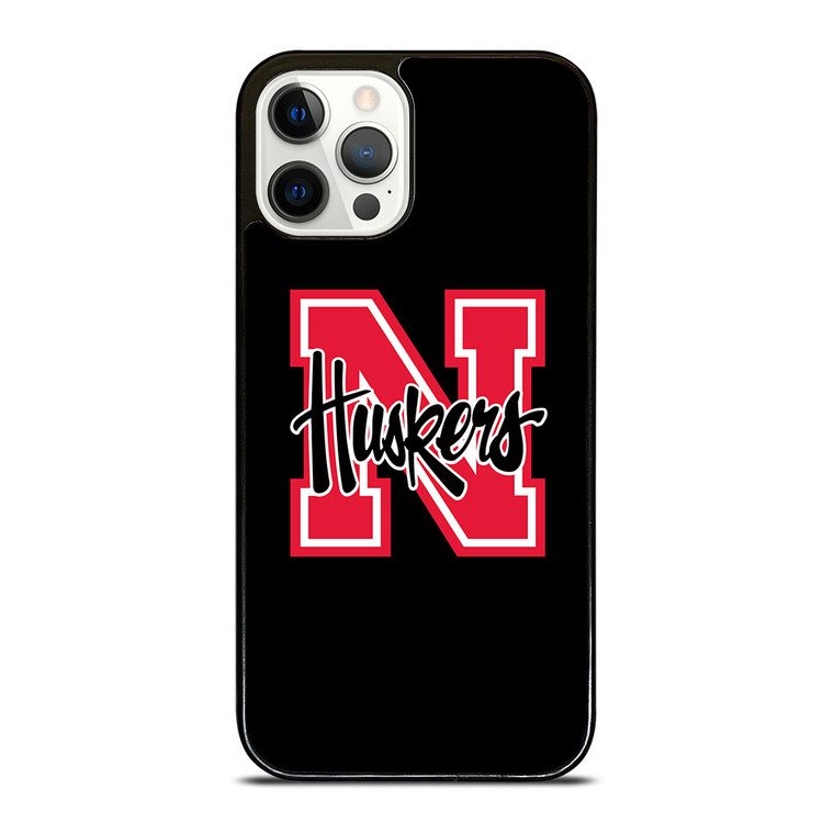 NEBRASKA HUSKERS UNIVERSITY FOOTBALL TEAM LOGO iPhone 12 Pro Case