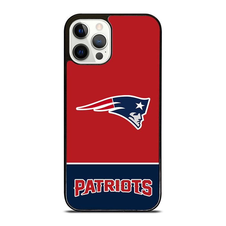 NEW ENGLAND PATRIOTS STRIPS FOOTBALL LOGO iPhone 12 Pro Case