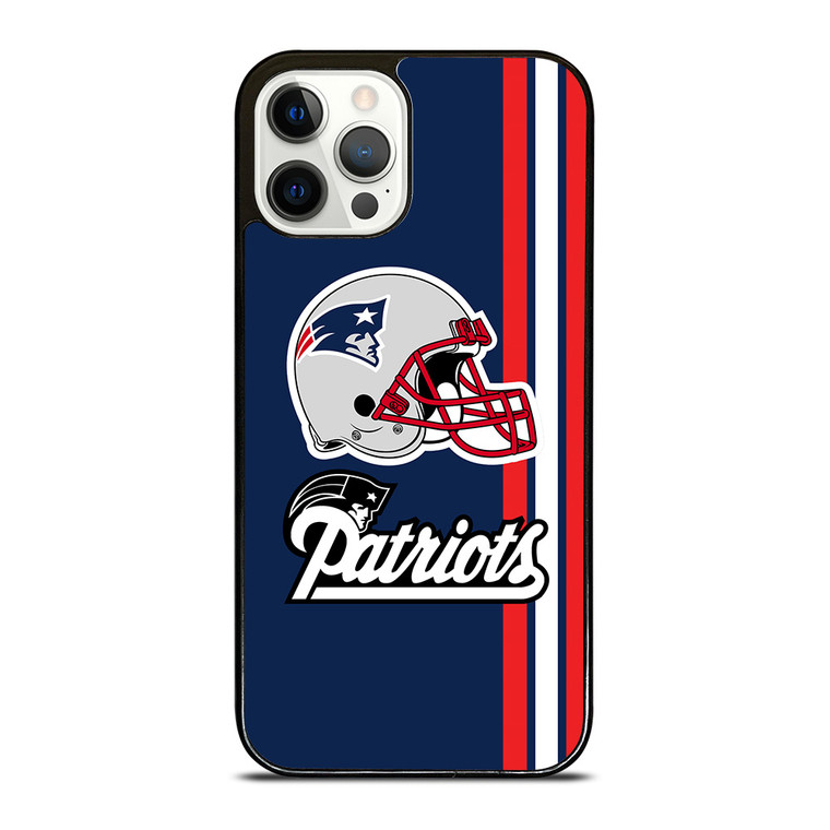 NEW ENGLAND PATRIOTS STRIPS HELMET iPhone 12 Pro Case