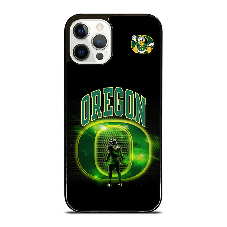 OREGON DUCKS FOOTBALL UNIVERSITY TEAM LOGO iPhone 12 Pro Case