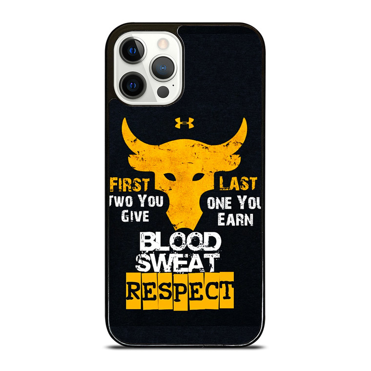 UNDER ARMOUR PROJECT ROCK BLOOD SWEAT iPhone 12 Pro Case