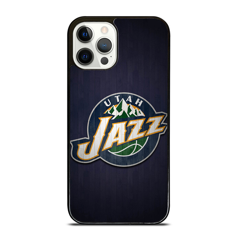 UTAH JAZZ BASKETBALL TEAM WOODEN LOGO iPhone 12 Pro Case