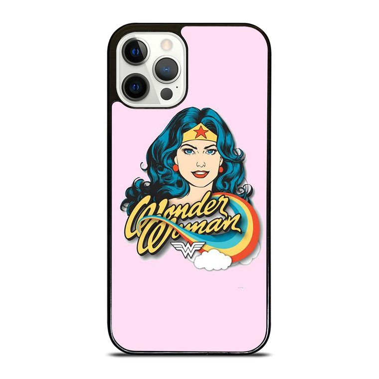 WONDER WOMAN CARTOON PINK iPhone 12 Pro Case