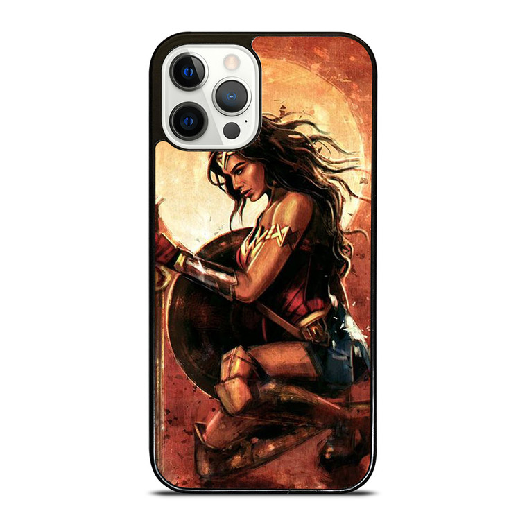 WONDER WOMAN SUPER HERO DC ART iPhone 12 Pro Case