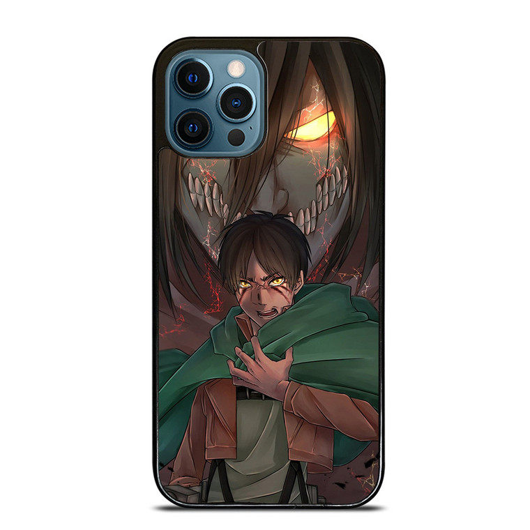 ATTACK ON TITAN EREN YEAGER ANIME MANGA iPhone 12 Pro Max Case