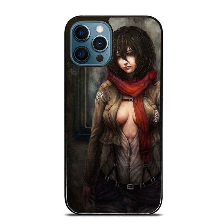 ATTACK ON TITAN MIKASA ACKERMAN DARK iPhone 12 Pro Max Case