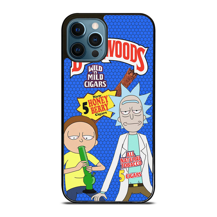 BACKWOODS RICK AND MORTY BLUE iPhone 12 Pro Max Case