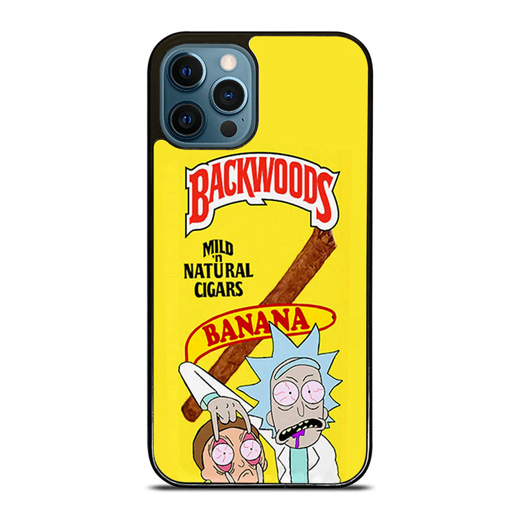 BACKWOODS RICK AND MORTY YELLOW iPhone 12 Pro Max Case