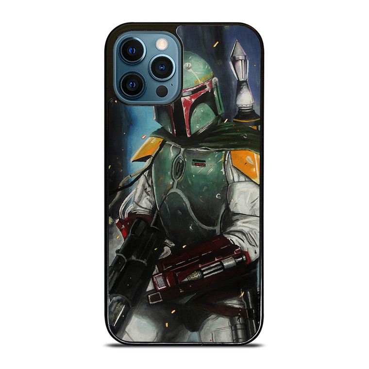 BOBA FETT STAR WARS ART iPhone 12 Pro Max Case