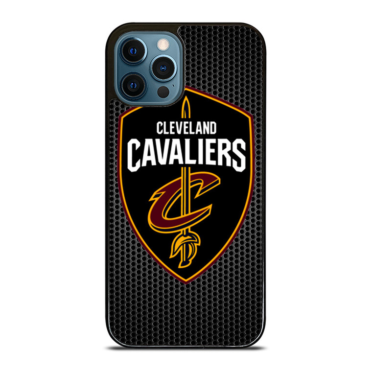 CLEVELAND CAVALIERS BASEBALL CARBON LOGO iPhone 12 Pro Max Case