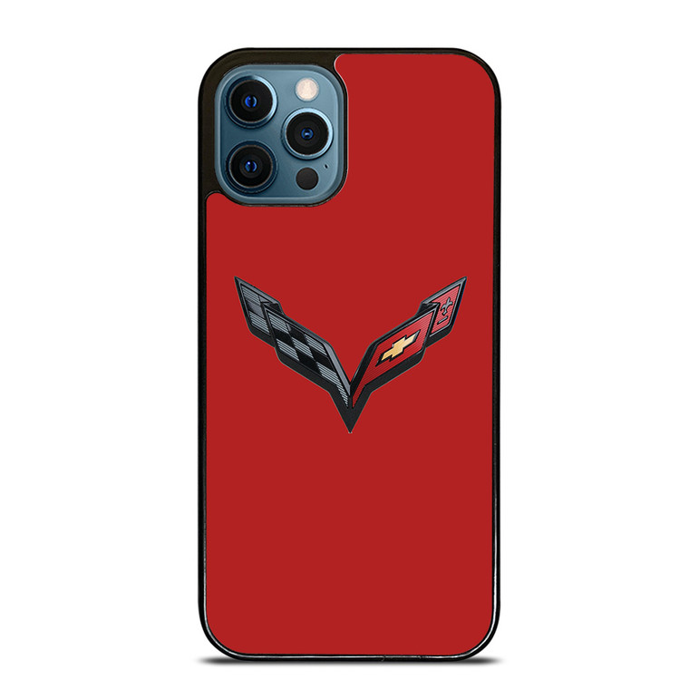 CORVETTE STINGRAY CHEVY RED iPhone 12 Pro Max Case