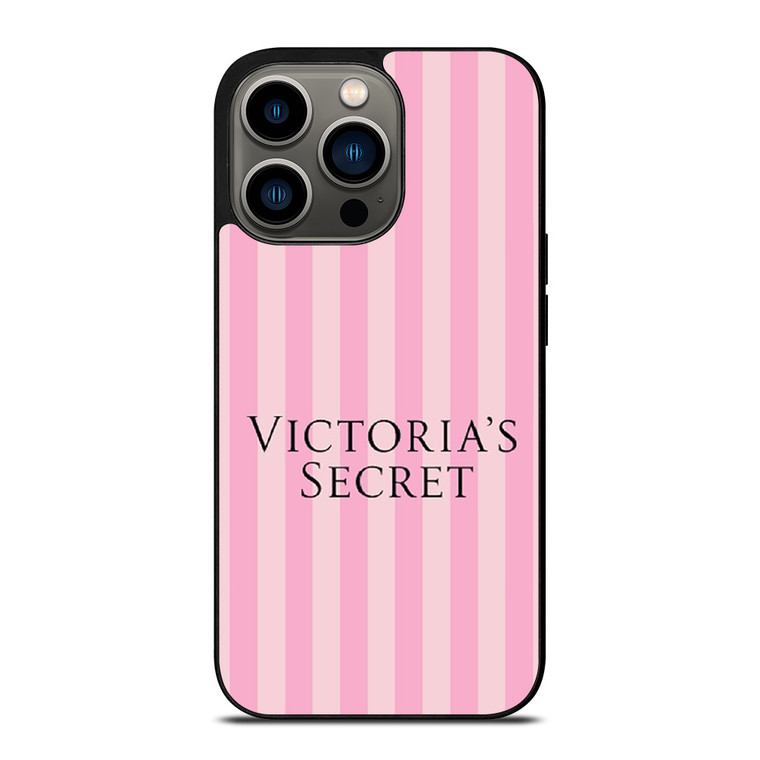 VICTORIA'S SECRET LOGO PINK STRIPE iPhone 13 Pro Case