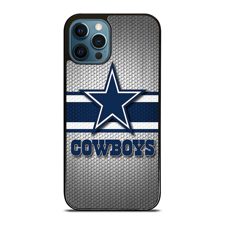 DALLAS COWBOYS NFL LOGO SILVER CARBON iPhone 12 Pro Max Case