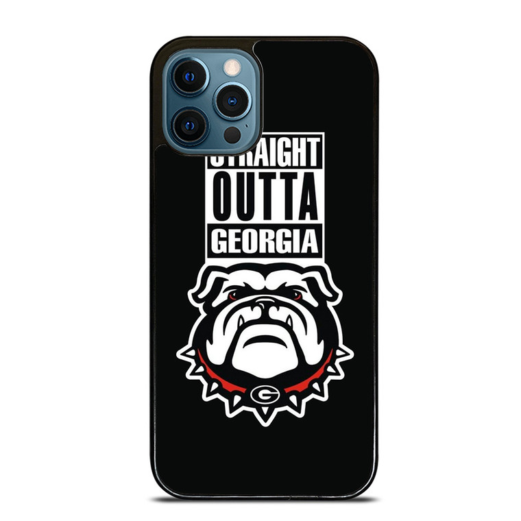 GEORGIA BULLDOGS UGA STRAIGHT OUTTA iPhone 12 Pro Max Case