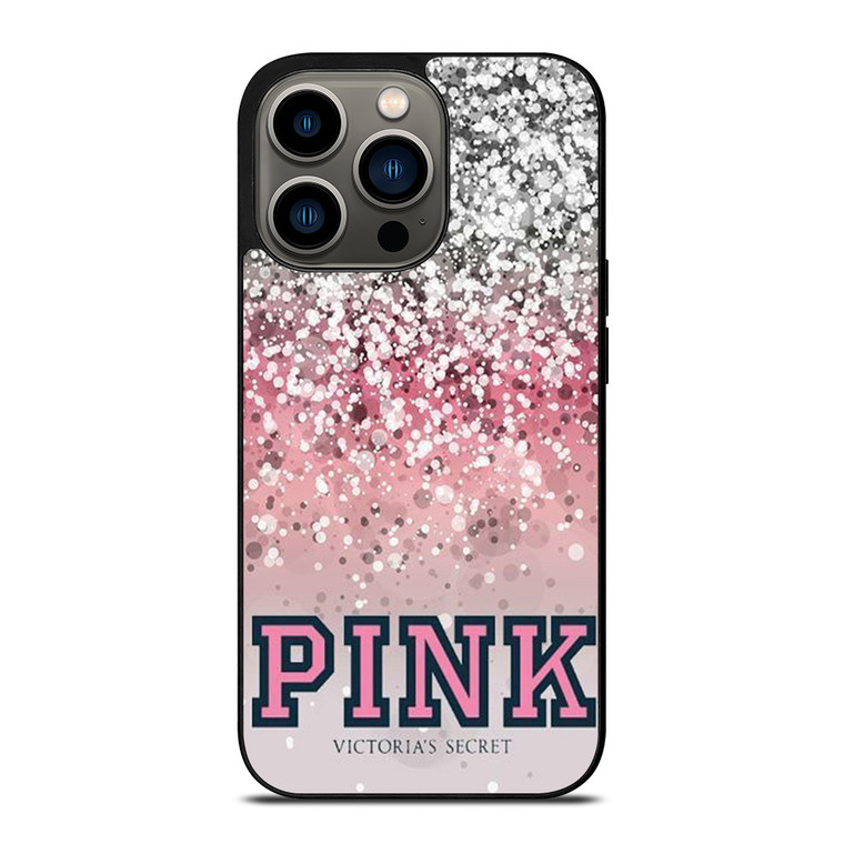 VICTORIA'S SECRET SILVER SPARK iPhone 13 Pro Case