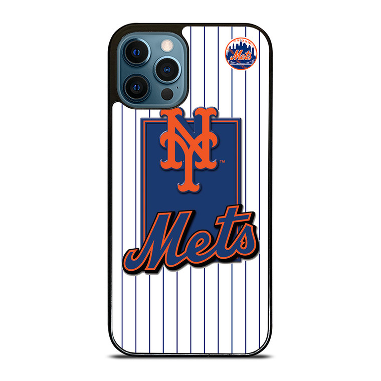 NEW YORK METS LOGO MLB JERSEY iPhone 12 Pro Max Case