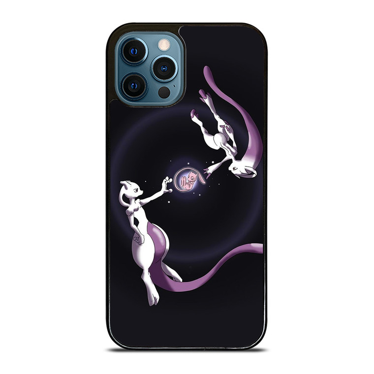 POKEMON MEWTWO MEW ART iPhone 12 Pro Max Case