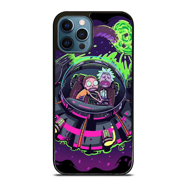 RICK AND MORTY UFO ART iPhone 12 Pro Max Case RICK AND MORTY UFO ART iPhone 12 Pro Max Case
