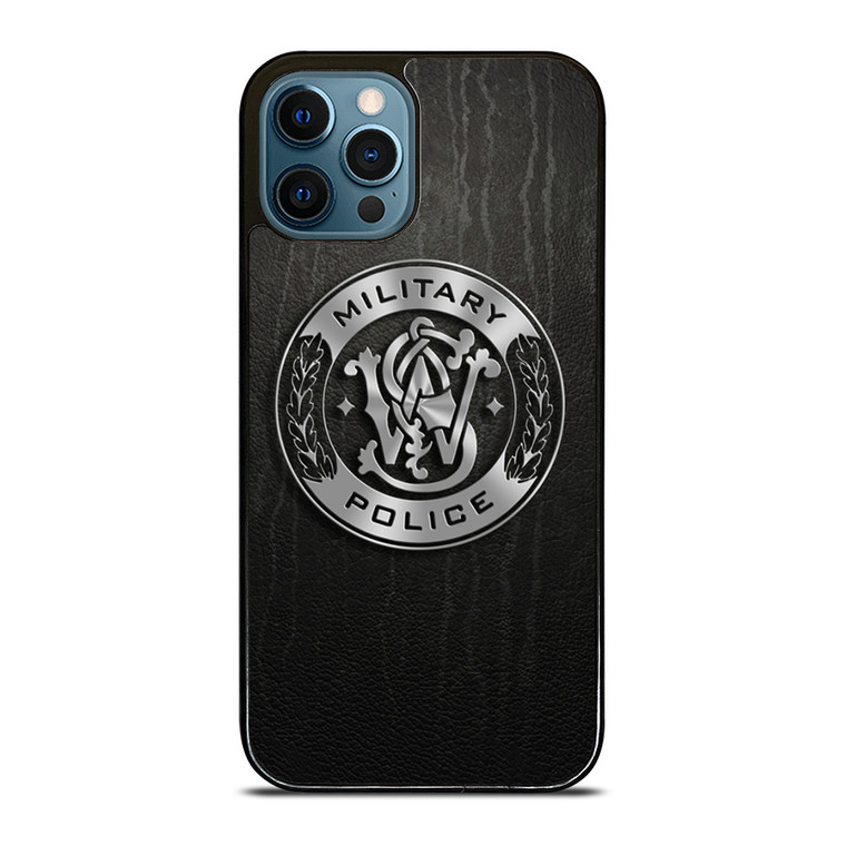 SMITH AND WESSON MILITARY POLICE METAL LOGO iPhone 12 Pro Max Case