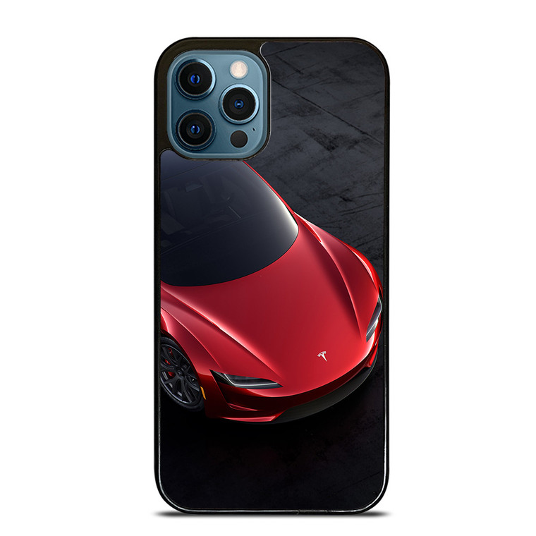 TESLA RED ELECTRIC CAR iPhone 12 Pro Max Case