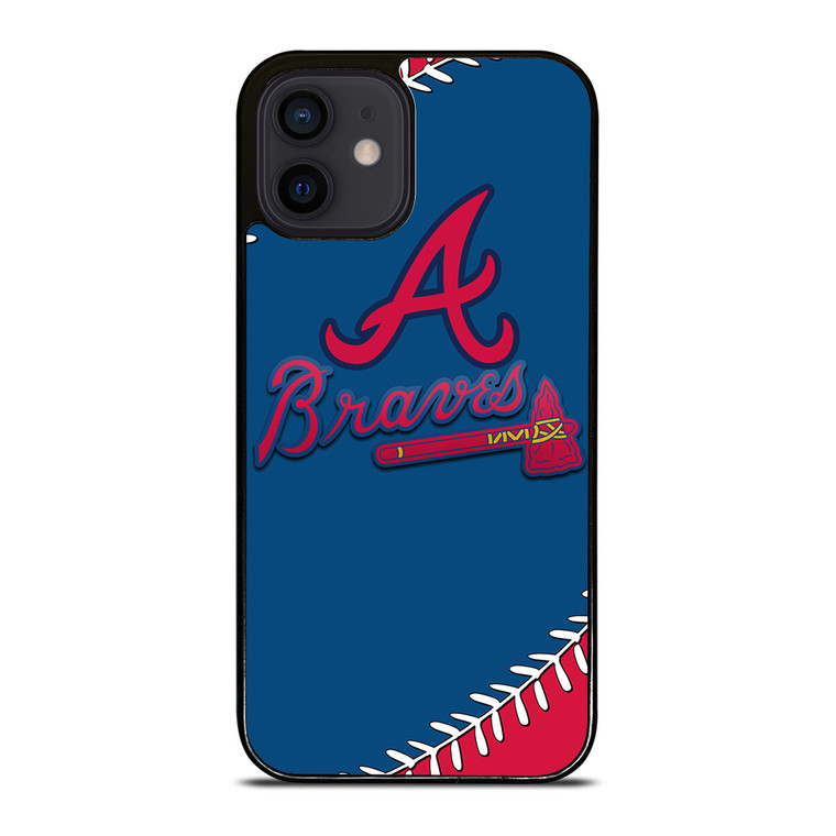 ATLANTA BRAVES ICON BALL BASEBALL iPhone 12 Mini Case