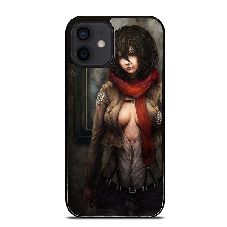 ATTACK ON TITAN MIKASA ACKERMAN DARK iPhone 12 Mini Case