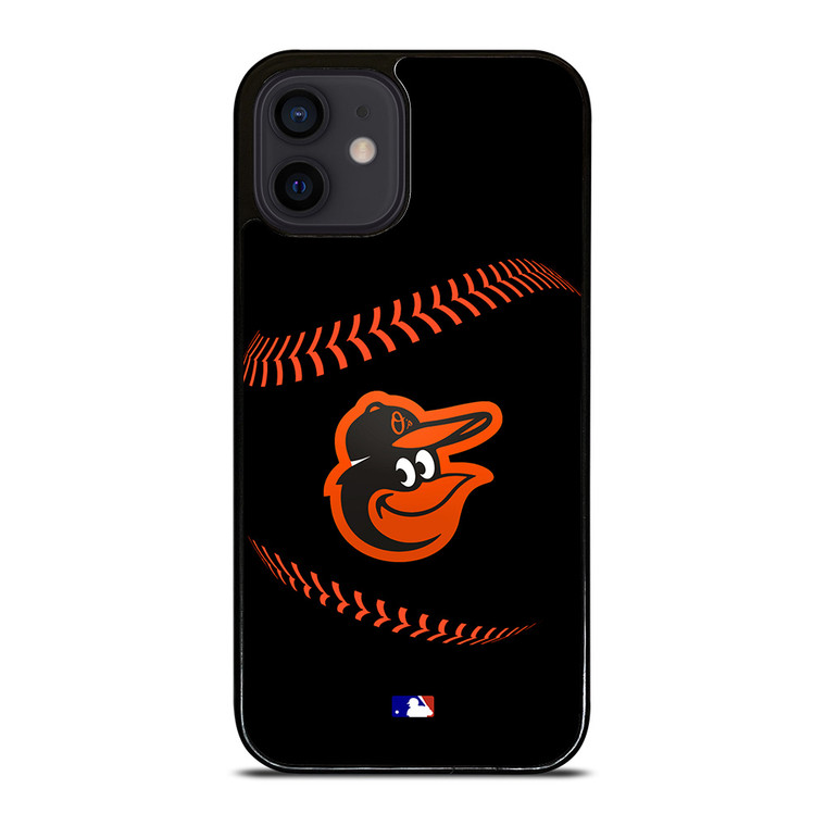 BALTIMORE ORIOLES BASEBALL BLACK iPhone 12 Mini Case