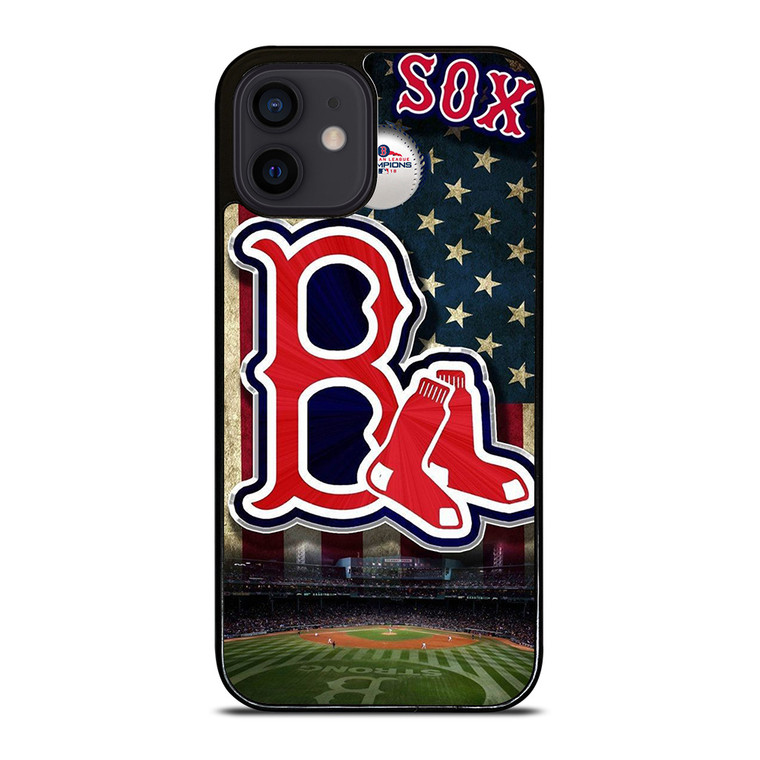 BOSTON RED SOX BASEBALL USA FLAH iPhone 12 Mini Case