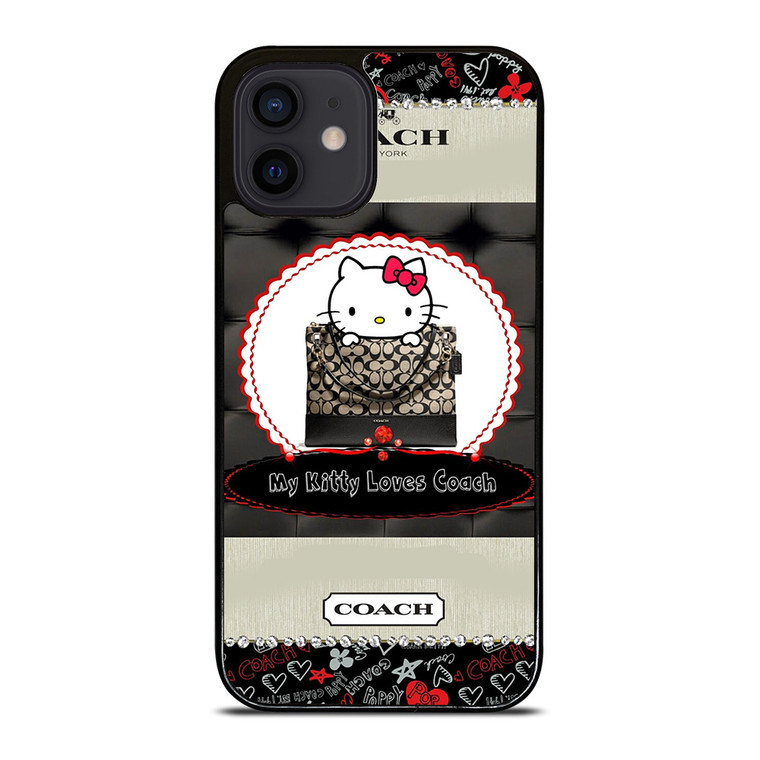 COACH NEW YORK HELLO KITTY BLACK iPhone 12 Mini Case