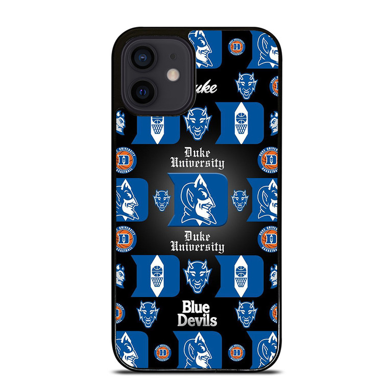 DUKE BLUE DEVILS LOGO BASKETBALL COLLAGE iPhone 12 Mini Case