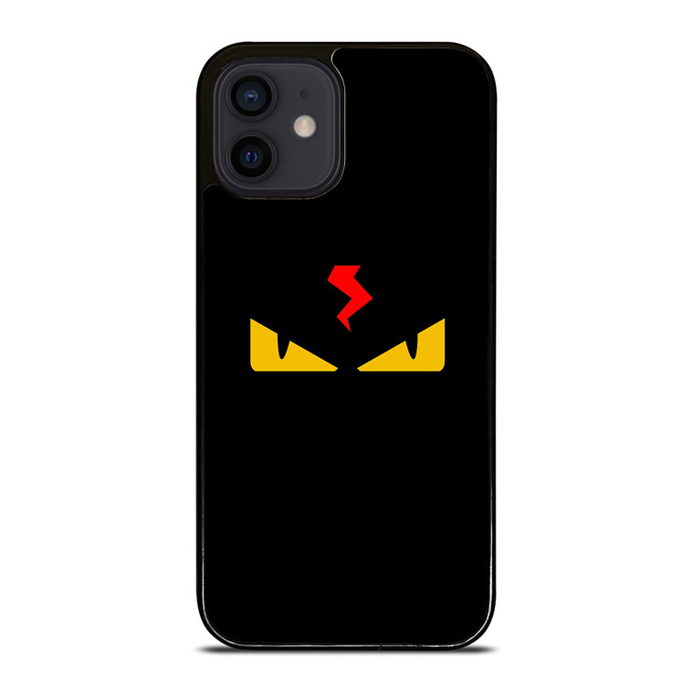FENDI ROMA EYES YELLOW iPhone 12 Mini Case
