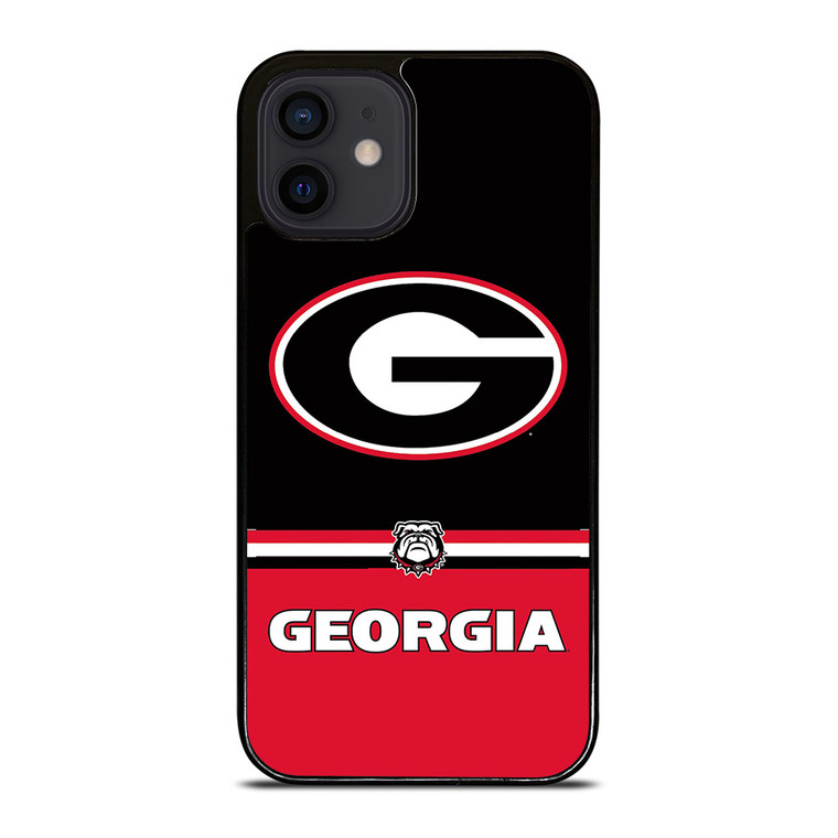 GEORGIA BULDOGS STRIPS iPhone 12 Mini Case