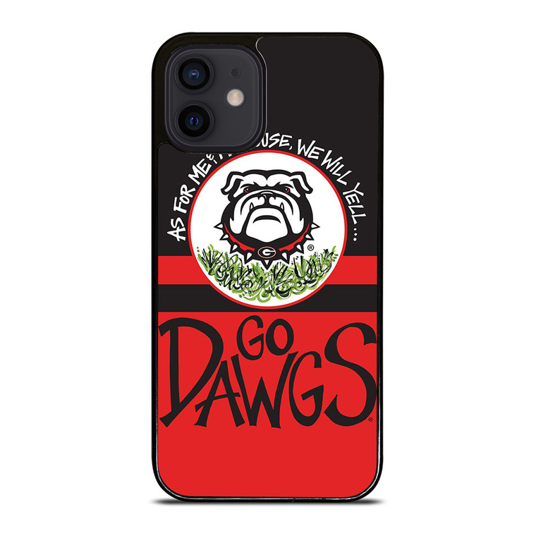 GEORGIA BULLDOGS DAWGS STRIP iPhone 12 Mini Case