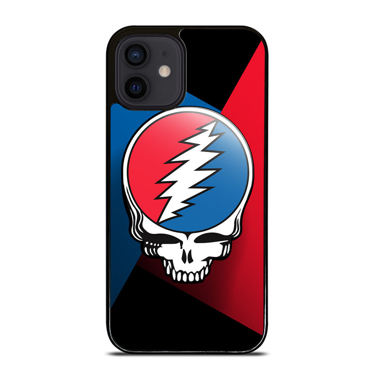 GRATEFUL DEAD SKULL STRIPS iPhone 12 Mini Case GRATEFUL DEAD SKULL STRIPS iPhone 12 Mini Case