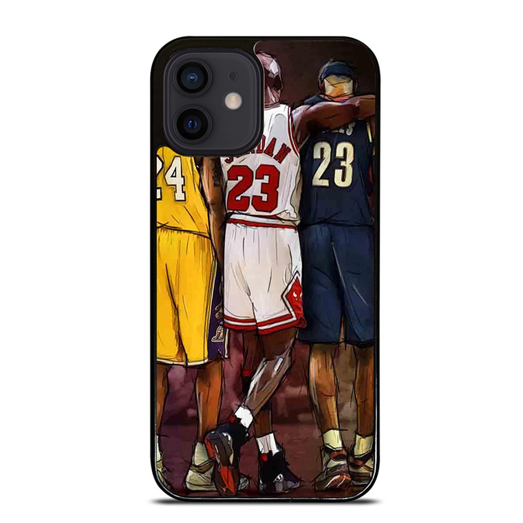 KOBE BRYANT MICHAEL JORDAN LEBRON JAMES iPhone 12 Mini Case