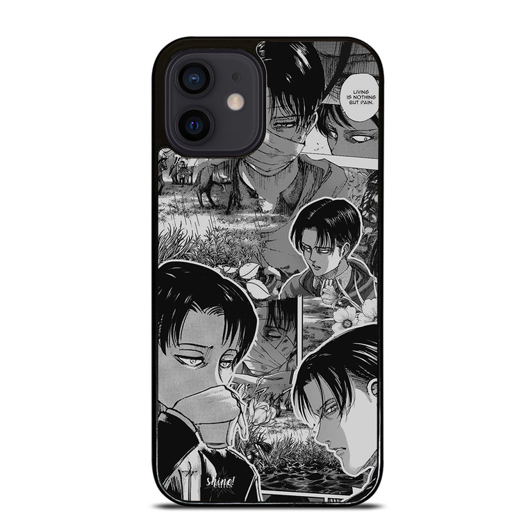 LEVI ACKERMAN ATTTACK ON TITAN MANGA iPhone 12 Mini Case