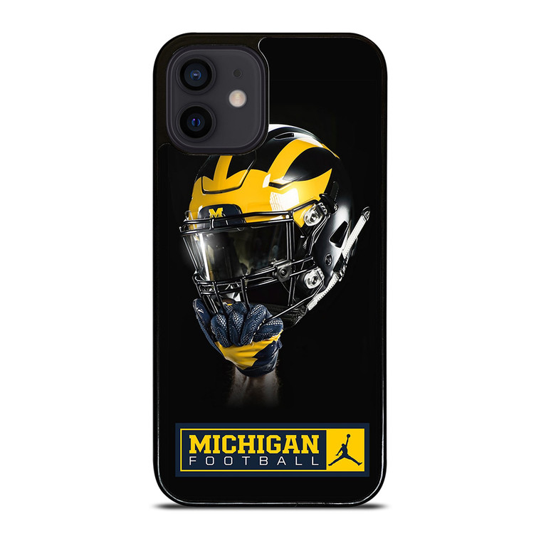 MICHIGAN WOLVERINES FOOTBALL HELMET iPhone 12 Mini Case