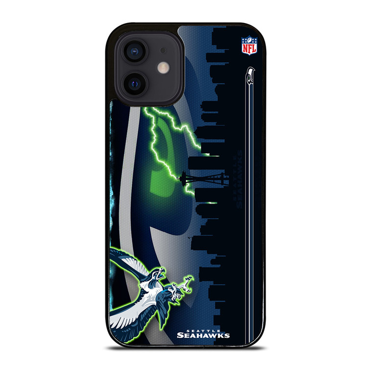 SEATTLE SEAHAWKS LOGO NFL TEAM MASCOT iPhone 12 Mini Case
