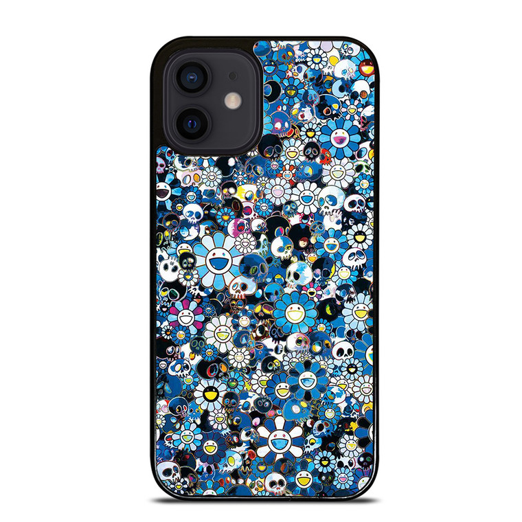 TAKASHI MURAKAMI FLOWERS BLUE iPhone 12 Mini Case