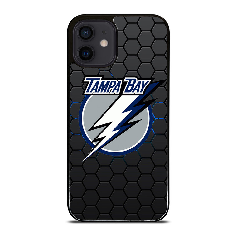 TAMPA BAY LIGHTNING LOGO FOOTBALL NFL TEAM iPhone 12 Mini Case