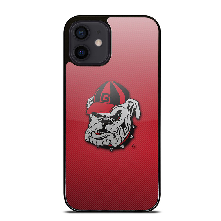 UNIVERSITY OF GEORGIA BULLDOGS UGA RED HAT iPhone 12 Mini Case