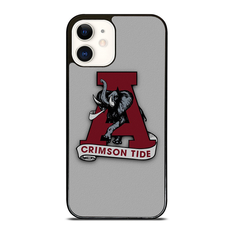 ALABAMA CRIMSON TIDE LOGO INITIAL iPhone 12 Case