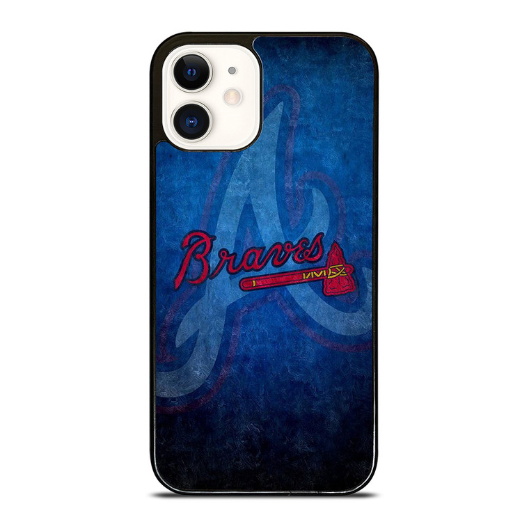 ATLANTA BRAVES A BASEBALL LOGO iPhone 12 Case