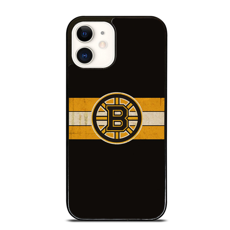 BOSTON BRUINS HOECKY TEAM EMBLEM iPhone 12 Case