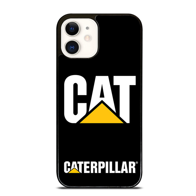 CAT CATERPILLAR BLACK LOGO iPhone 12 Case CAT CATERPILLAR BLACK LOGO iPhone 12 Case