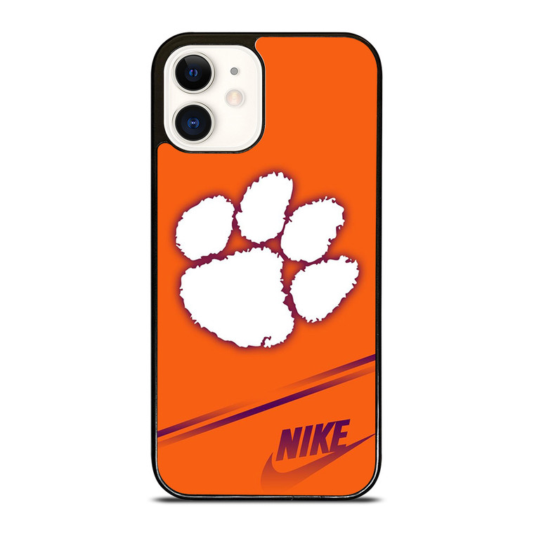 CLEMSON TIGERS FOOTBALL LOGO NIKE iPhone 12 Case