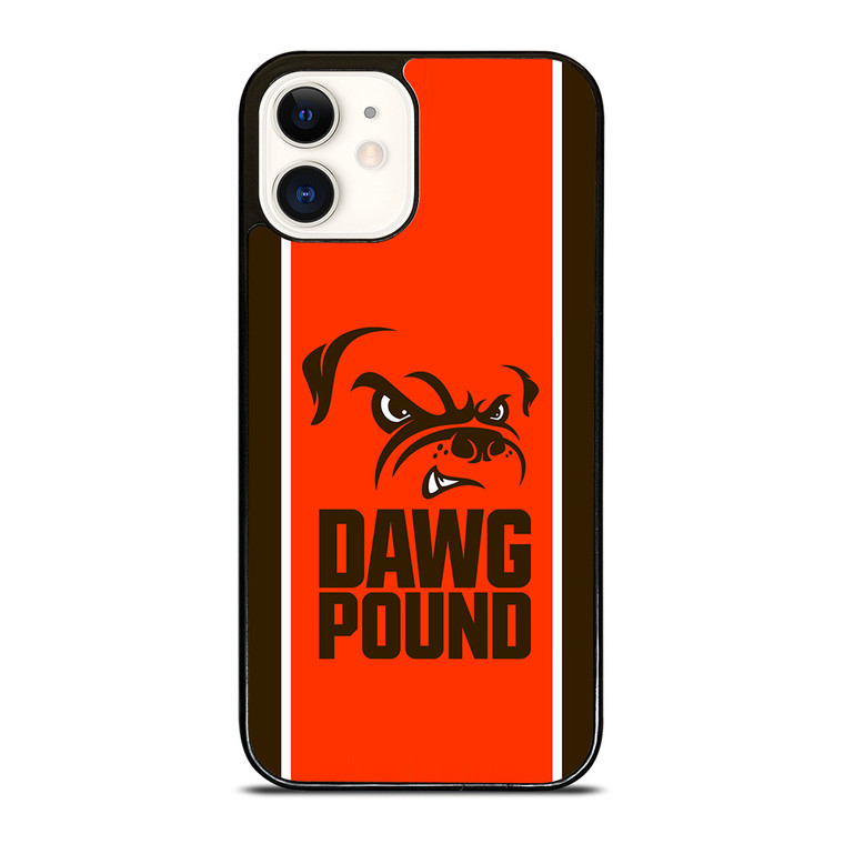 CLEVELAND BROWNS DAWG POUND LOGO iPhone 12 Case
